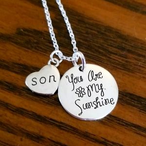 Son You Are My Sunshine, Mom Necklace, Mom Gift